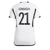 Fotbalové Dres Německo Ilkay Gundogan #21 Dámské Domácí MS 2022 Krátký Rukáv